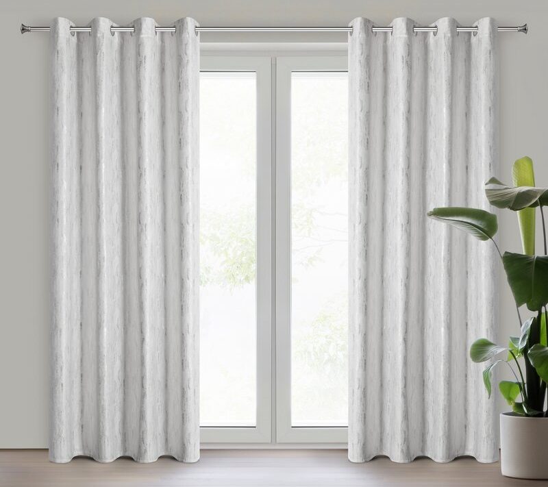 Zasłona gotowa Arnita biała 140 x 250 cm – zaciemnia pomieszczenie