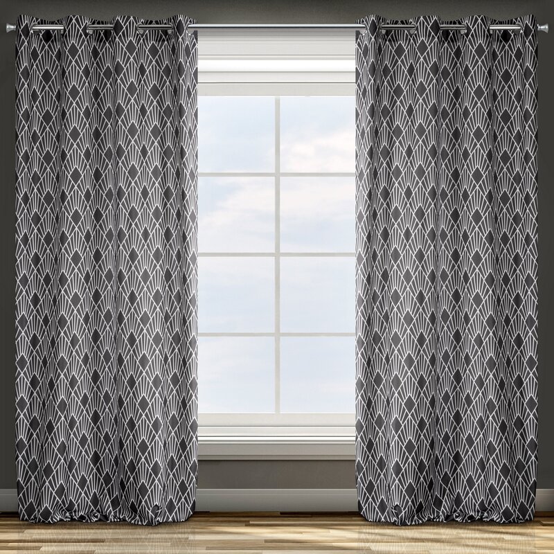 ZASŁONA GOTOWA D91 IDA 140 X 250 CM STALOWY D91/Z/IDA/STA 140X250 PRZE