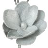Kwiat Flore srebrny fi 20 x 75 cm – subtelny blask