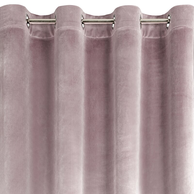 ZASŁONA GOTOWA SAMANTA 140 X 250 CM PUDROWY RÓŻ