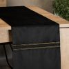 OBRUS GLEN 4 35 X 140 CM CZARNY