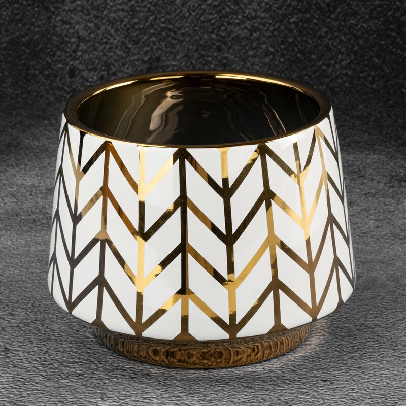 CERAMIKA O 18 X 14 CM BIAŁY
