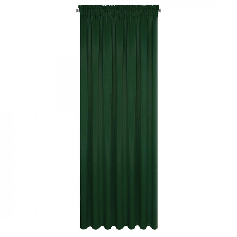 Zasłona gotowa zielona 140 x 270 cm – zaciemniająca sypialnię