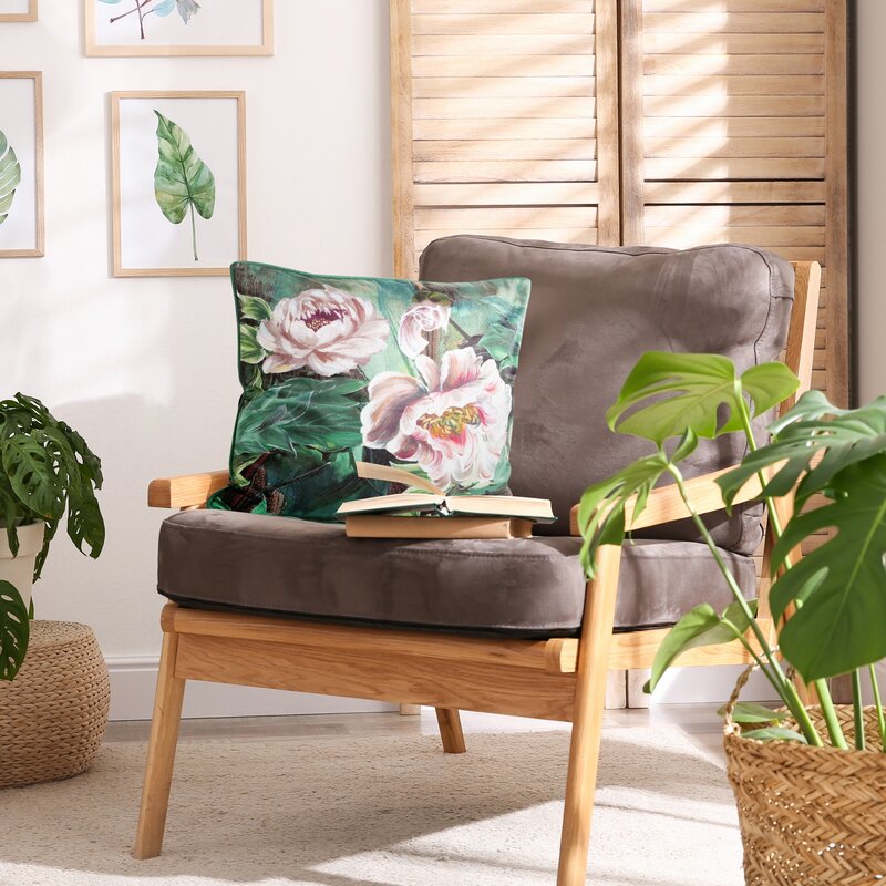 POSZEWKA PALMERA 45 X 45 CM ZIELONY