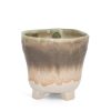 Doniczka ceramiczna kremowa fi 15 x 16 cm – do eksponowania roślin