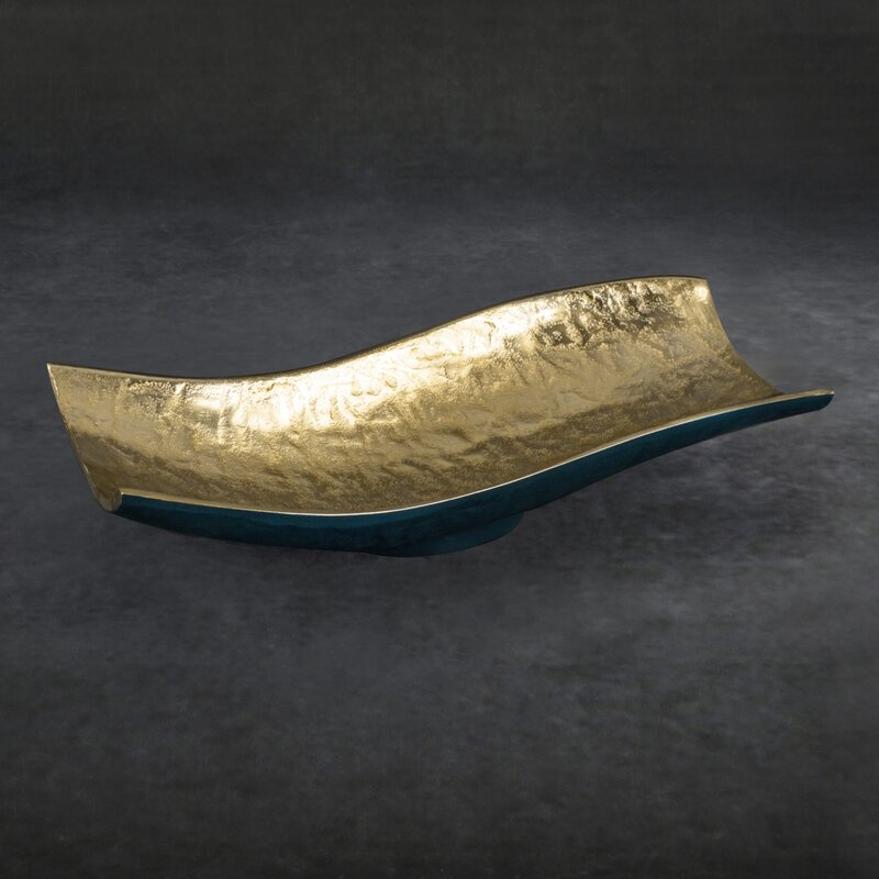 Misa metalowa Pedro2 granatowa 33 x 15 x 8 cm – stylowa dekoracja