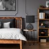 Lampa stołowa Dakota biała O 25 x 40 cm – subtelne światło w salonie