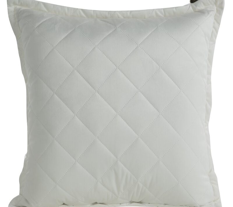 Poszewka Kristin 1 biała 60 X 60 cm – miękka w dotyku