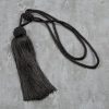 SZNUR DEKORACYJNY ADINA 64 CM CZARNY