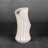 Wazon ceramiczny Liza kremowy fi 14 x 29 cm – na susze i kwiaty