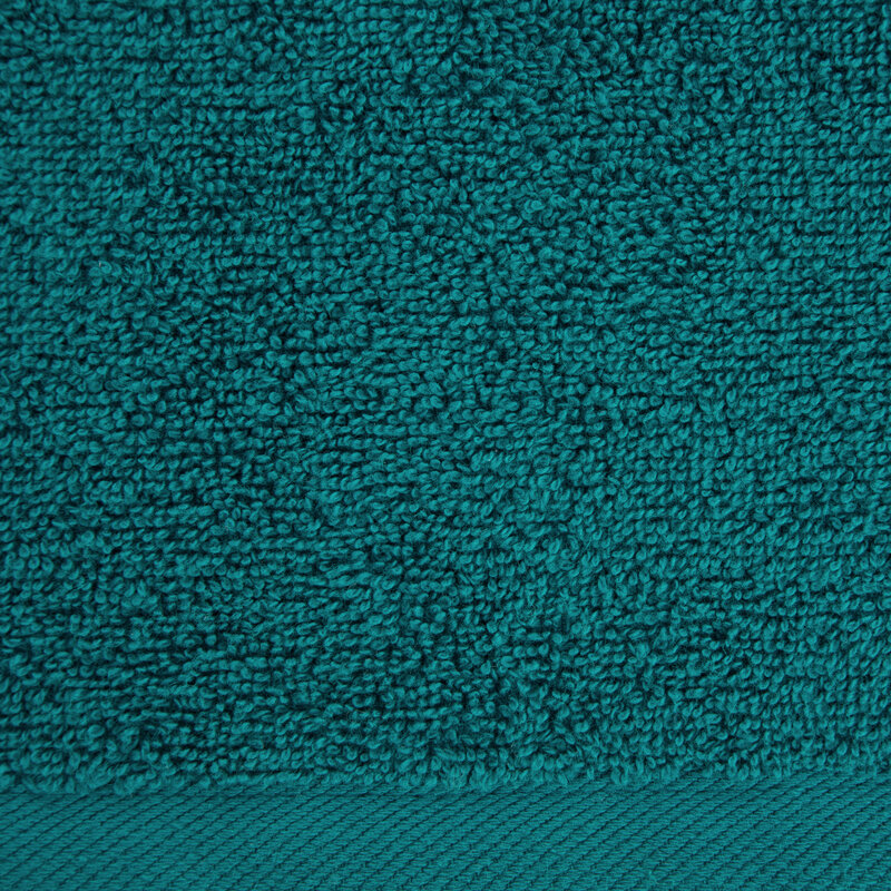 Ręcznik gładki ciemnoturkusowy 50 x 100 cm – miękki i chłonny