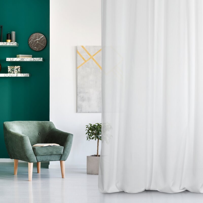 ZASŁONA GOTOWA D91 ADORE 140 X 250 CM BIAŁY