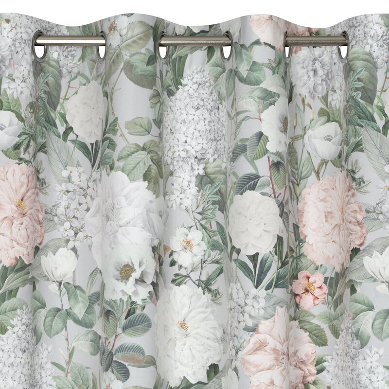 Zasłona gotowa welwet różowa 140x250 cm – wprowadza przytulność