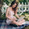 Koc piknikowy SI/HARMONY/K/02 granatowy 130x145 cm – idealny na piknik