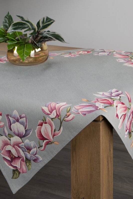 Obrus Gobelin POP 1214 popielaty 100x100 – doda świeżości