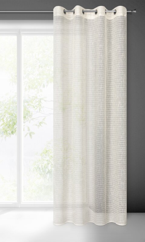 Zasłona gotowa Nadin naturalna 140 X 250 cm – delikatnie filtruje światło