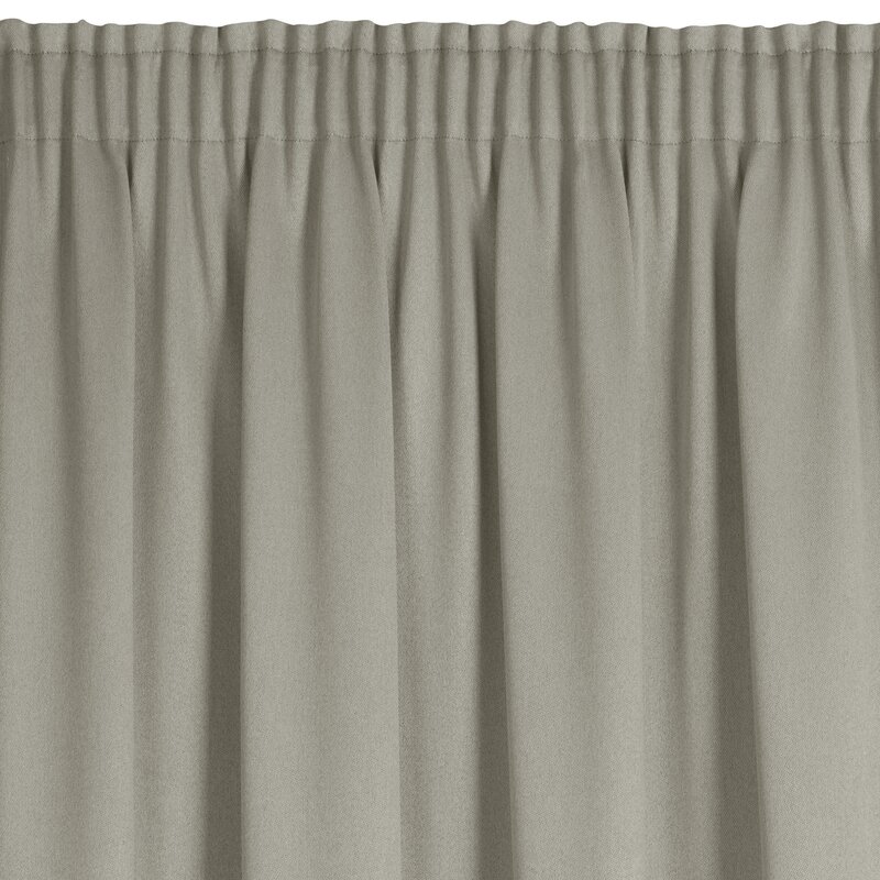 Zasłona gotowa Carlo beżowa 130 x 300 cm – zaciemniająca sypialnię