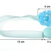 Upinacz dekoracyjny z magnesem pomarańczowy 15 cm – subtelna dekoracja firan