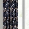 Zasłony gotowe LC/PEONIA2 czarne 140x270 cm – welwetowy blask