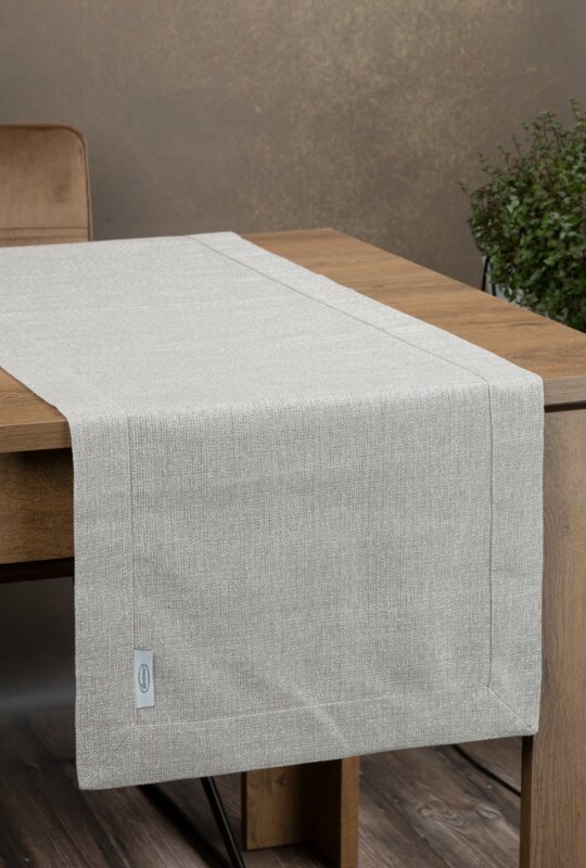 OBRUS STELLA 2 40 X 180 CM SREBRNY