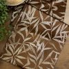 Obrus velvet BLINK 15 brązowy 35 x 180 cm – doda blasku stołu