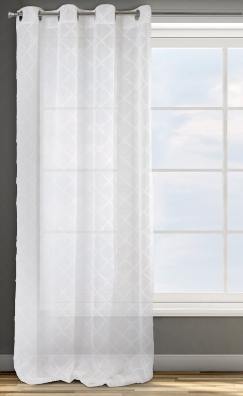 ZASŁONA GOTOWA D91 BETSY 140 X 250 CM BIAŁY