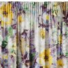 Zasłona gotowa Amelie beżowa 140 X 270 cm – welwetowa z kwiatowym wzorem