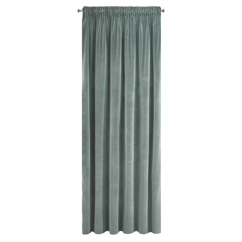 ZASŁONA GOTOWA KRISTI NA TAŚMIE 140 X 270 CM MIĘTOWY
