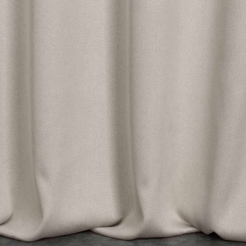 Zasłona gotowa Carlo beżowa 135 X 250 cm – skutecznie zaciemniająca