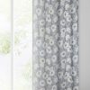 Zasłona gotowa Fabia popielata 140 x 250 cm – zaciemnia pomieszczenie