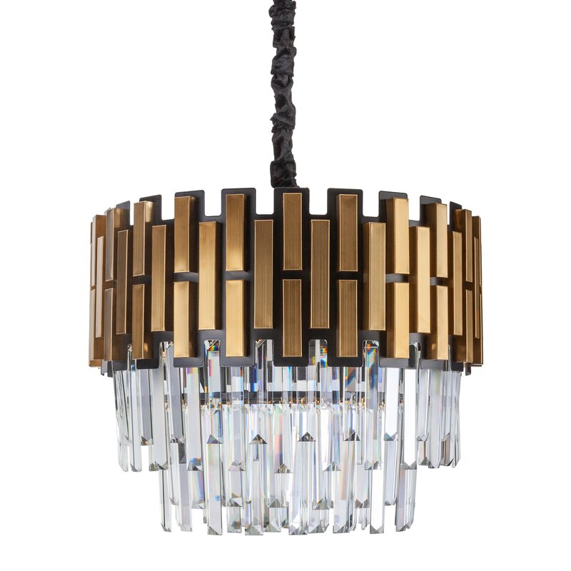 LAMPA EDNA (02) FI 50 X 40 CM ZŁOTY