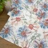 Bieżnik z nadrukiem Flore biały 40 x 180 cm – doda uroku Twojemu stołowi
