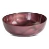 Misa szklana Nikol burgundowa fi 27 x 9 cm – idealna na owoce