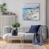 Wazon ceramiczny Nessa niebieski fi 15 x 30 cm – na susze i kwiaty