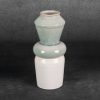 Wazon ceramiczny Liana kremowy fi 14 x 31 cm – na susze i kwiaty