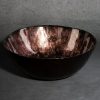 Szklana patera Pati brązowa 29 x 28 x 12 cm – idealna na ozdoby