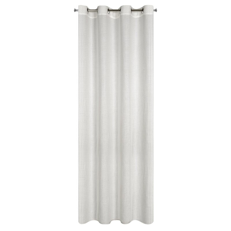 Zasłona gotowa biała 140 x 250 cm – dodaje wnętrzu lekkości