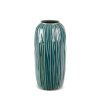 Wazon ceramiczny Rea zielony fi 17 x 45 cm – na suszone kwiaty