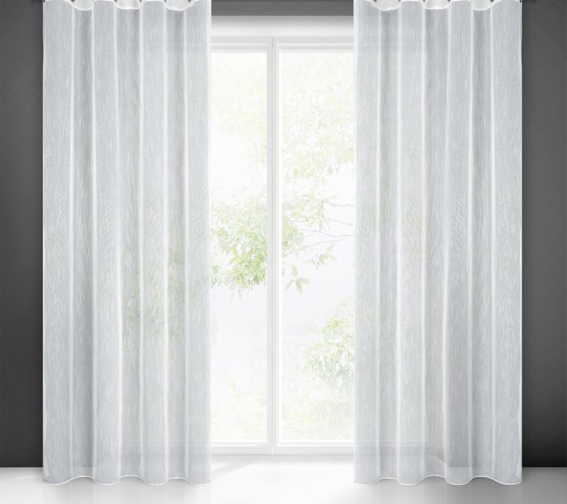 Firana gotowa Monic biała 140 x 260 cm – rozświetla wnętrze
