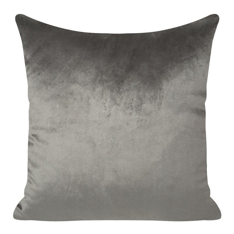 Poszewka velvet Pierre stalowa 40 x 40 cm – dodaje przytulności