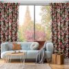 Zasłona gotowa Peonia bordowa 140 x 270 cm – wprowadza przytulność