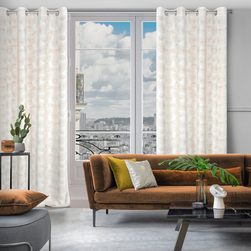 Zasłona gotowa Marigold biała 140 x 250 cm – subtelnie ogranicza światło