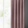Zasłona gotowa Sibel pudrowy róż 140 x 270 cm – do salonu i sypialni