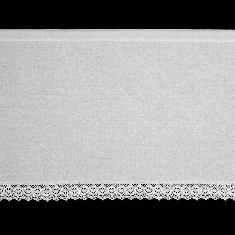 Firana gotowa Clarie biała 150 x 60 cm – rozprasza światło