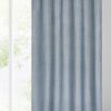 Zasłona gotowa Darcy granatowa 140 X 250 CM – z wzorem pepitki