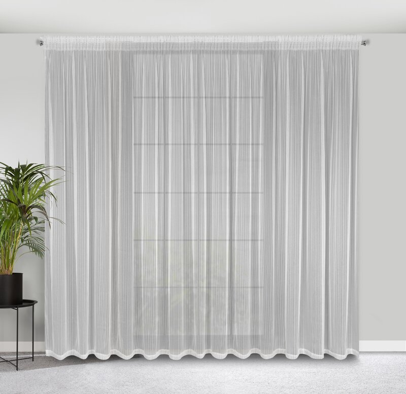 Firana gotowa Noelia biały 300 x 270 cm – rozproszone światło