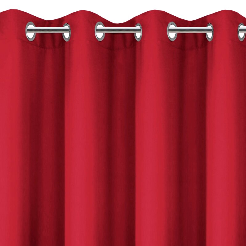 ZASŁONA GOTOWA D91 ADORE 140 X 250 CM CZERWONY