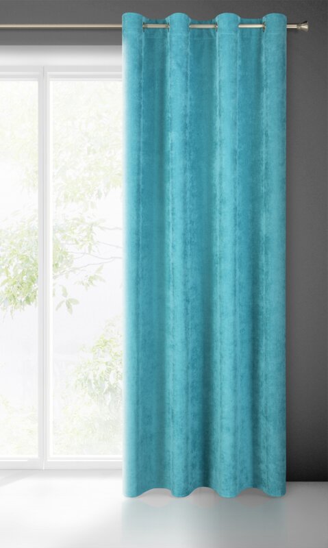 ZASŁONA GOTOWA JULIE 140 X 250 CM TURKUSOWY