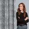 Zasłona gotowa SARA stalowa 140 x 250 cm – zaciemniająca i stylowa