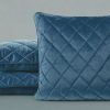 Poszewka Velvet 28 granatowa 50 X 50 cm – miękka z pikowaniem
